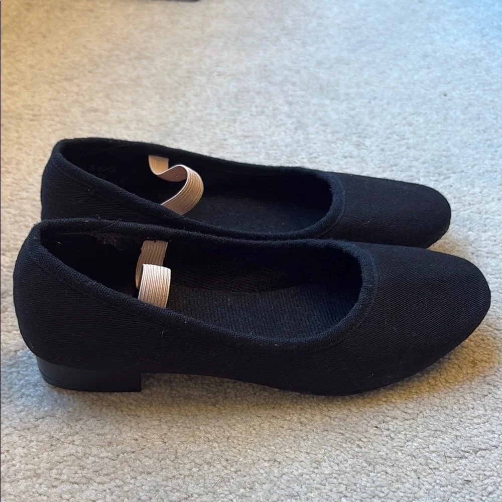 🪺Kids Black dance Flats